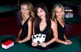 Permainan blackjack dengan dealer langsung dalam sesi live casino yang interaktif